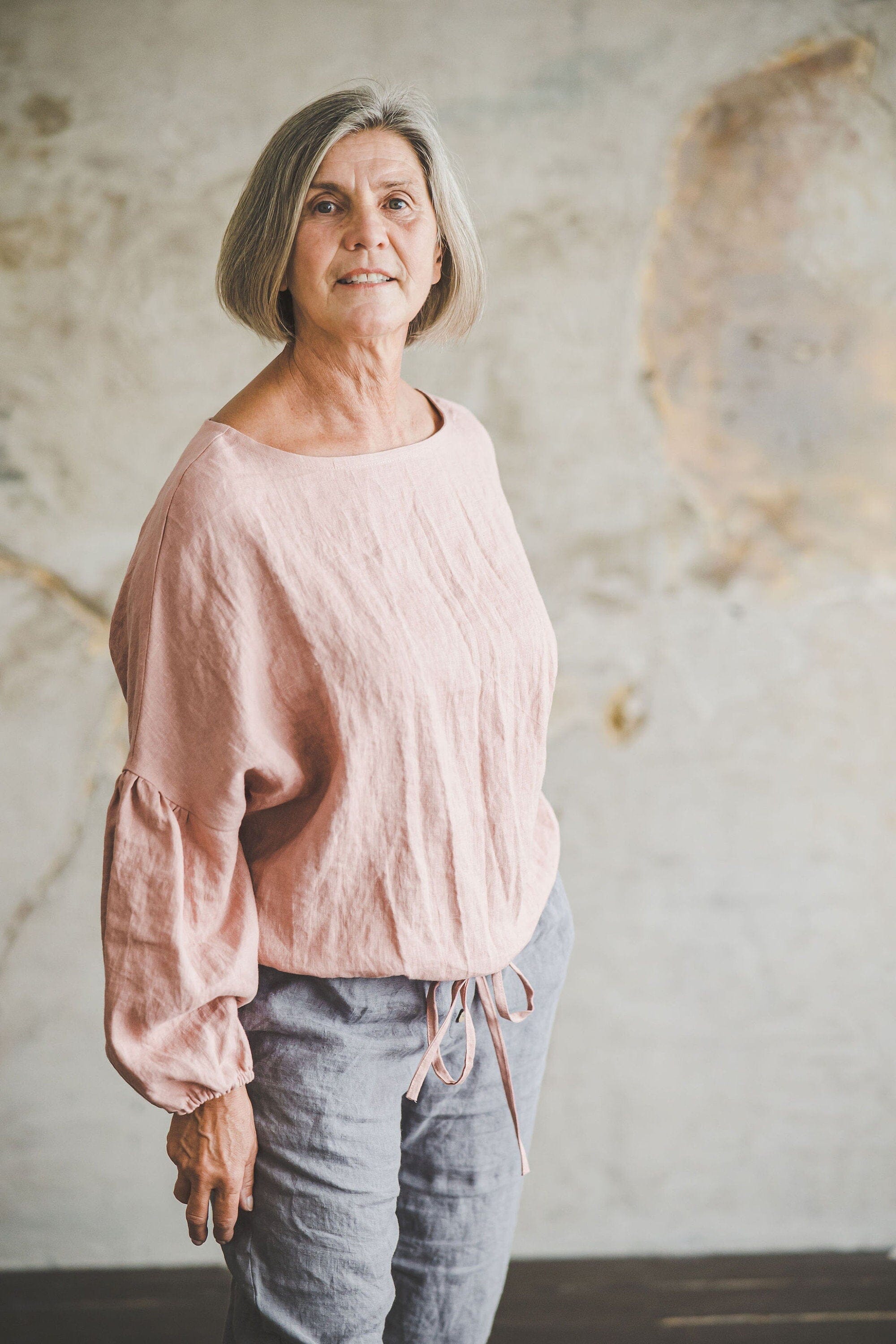 Bottom Tie Linen Top Old Linen Mill