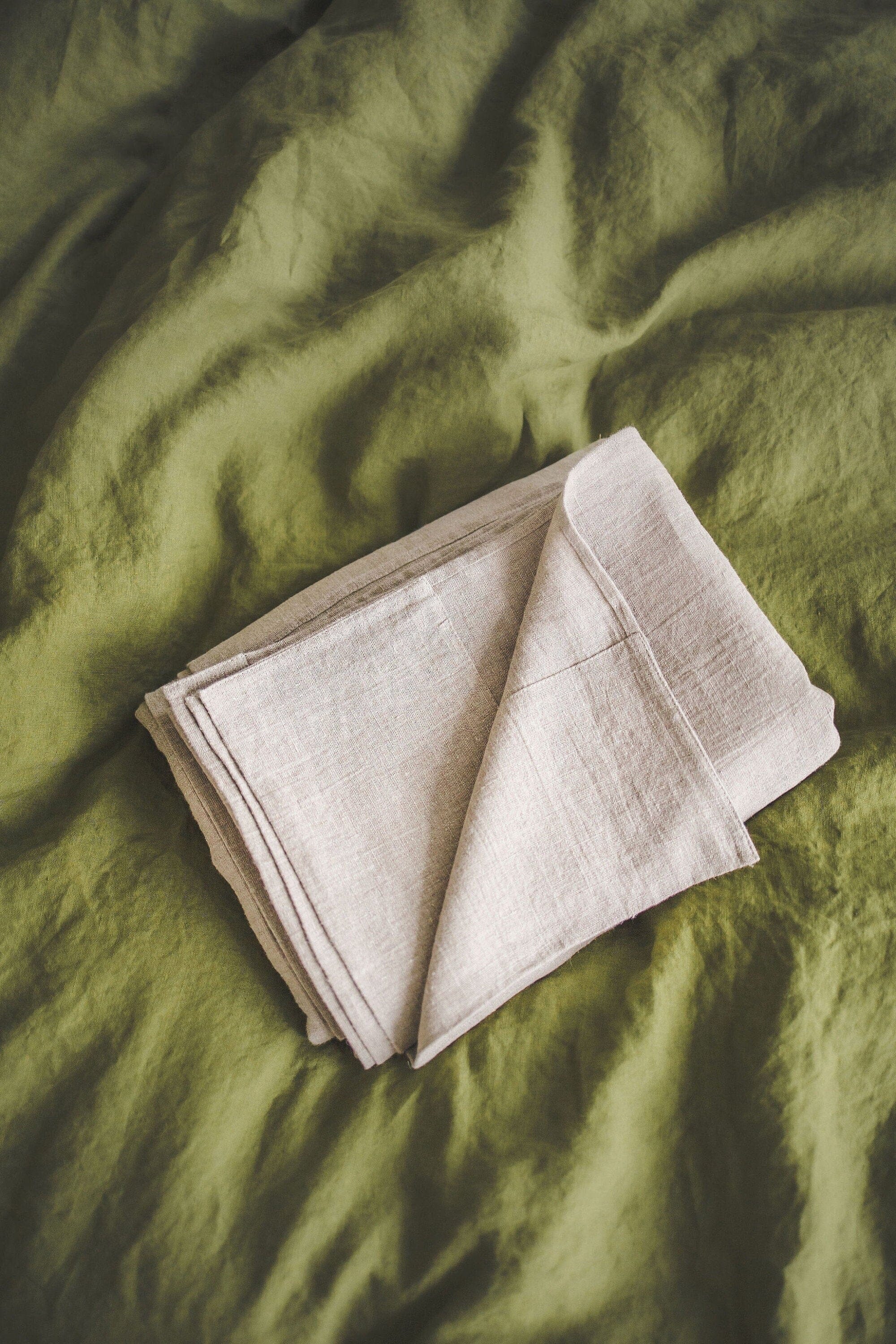 Custom Size Linen Soft Bedding Sheet Old Linen Mill Natural Linen US/CA Single 71 in x 108 in