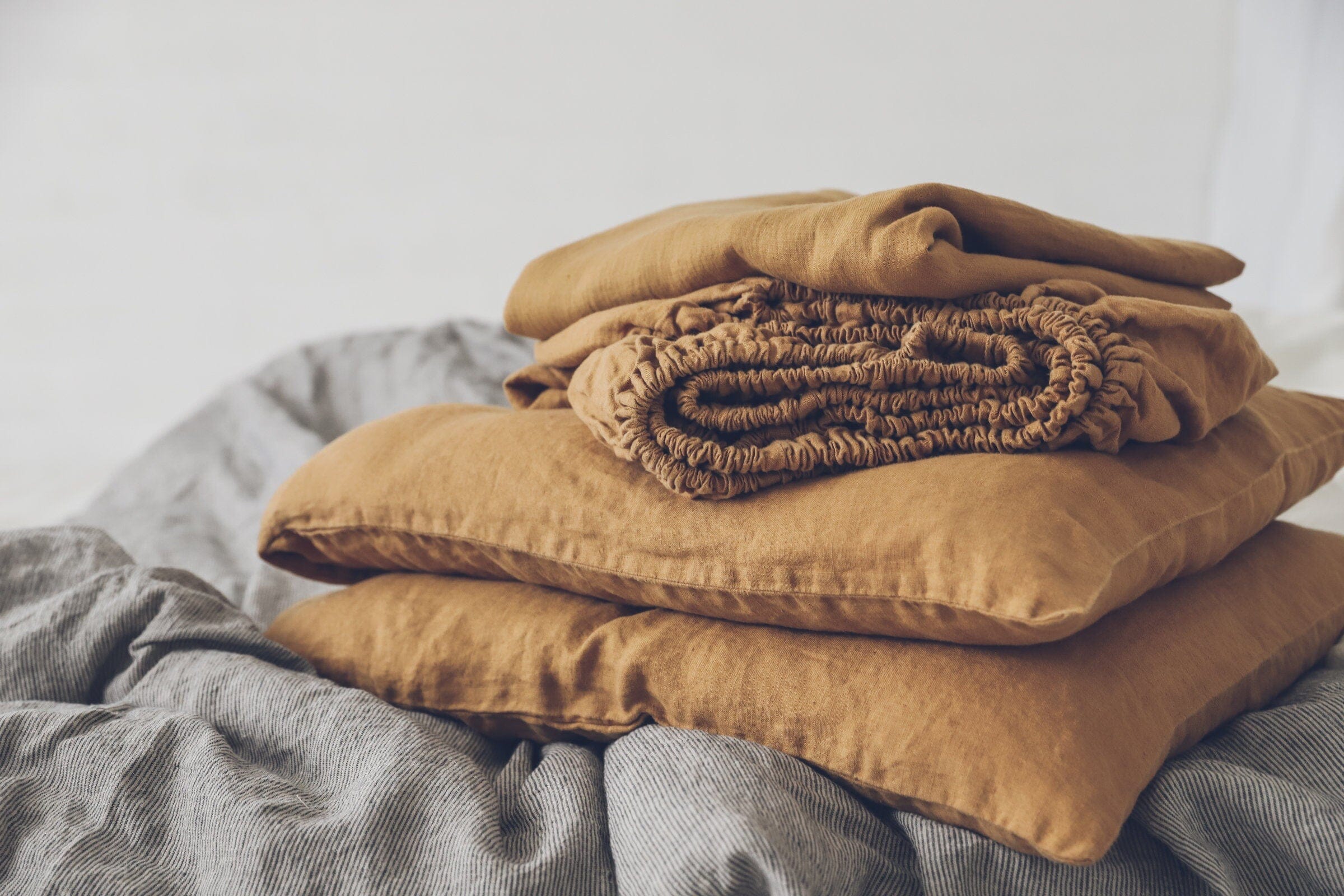 Linen Bedding Sheet Set Old Linen Mill