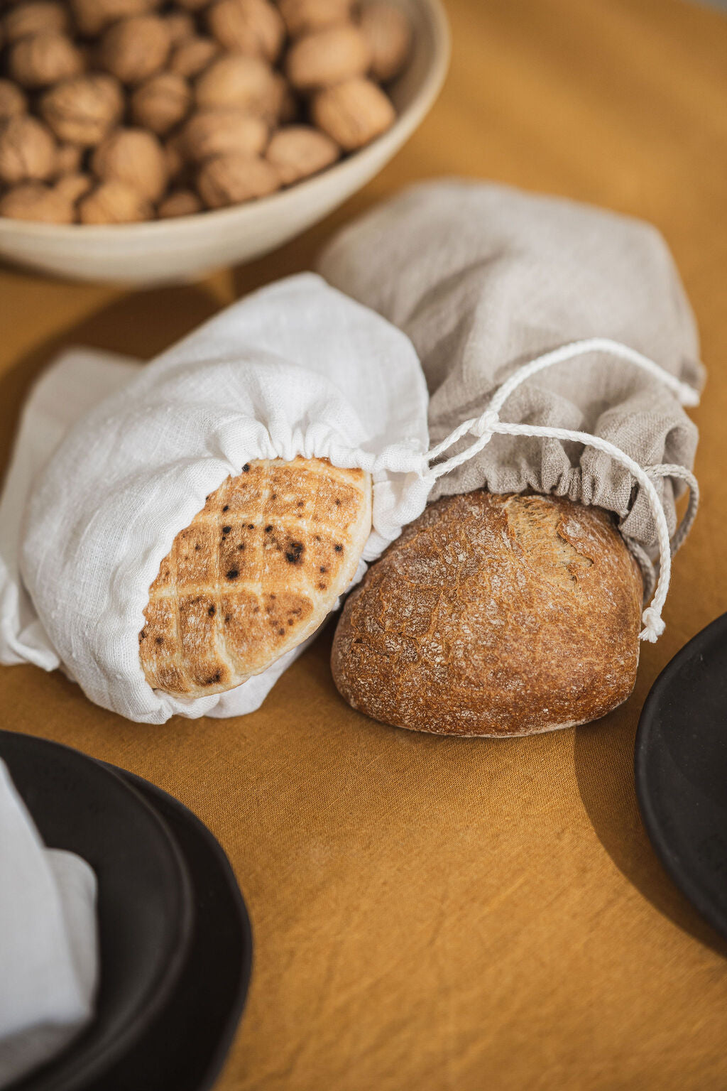 Linen Bread Bag KT005 Old Linen Mill