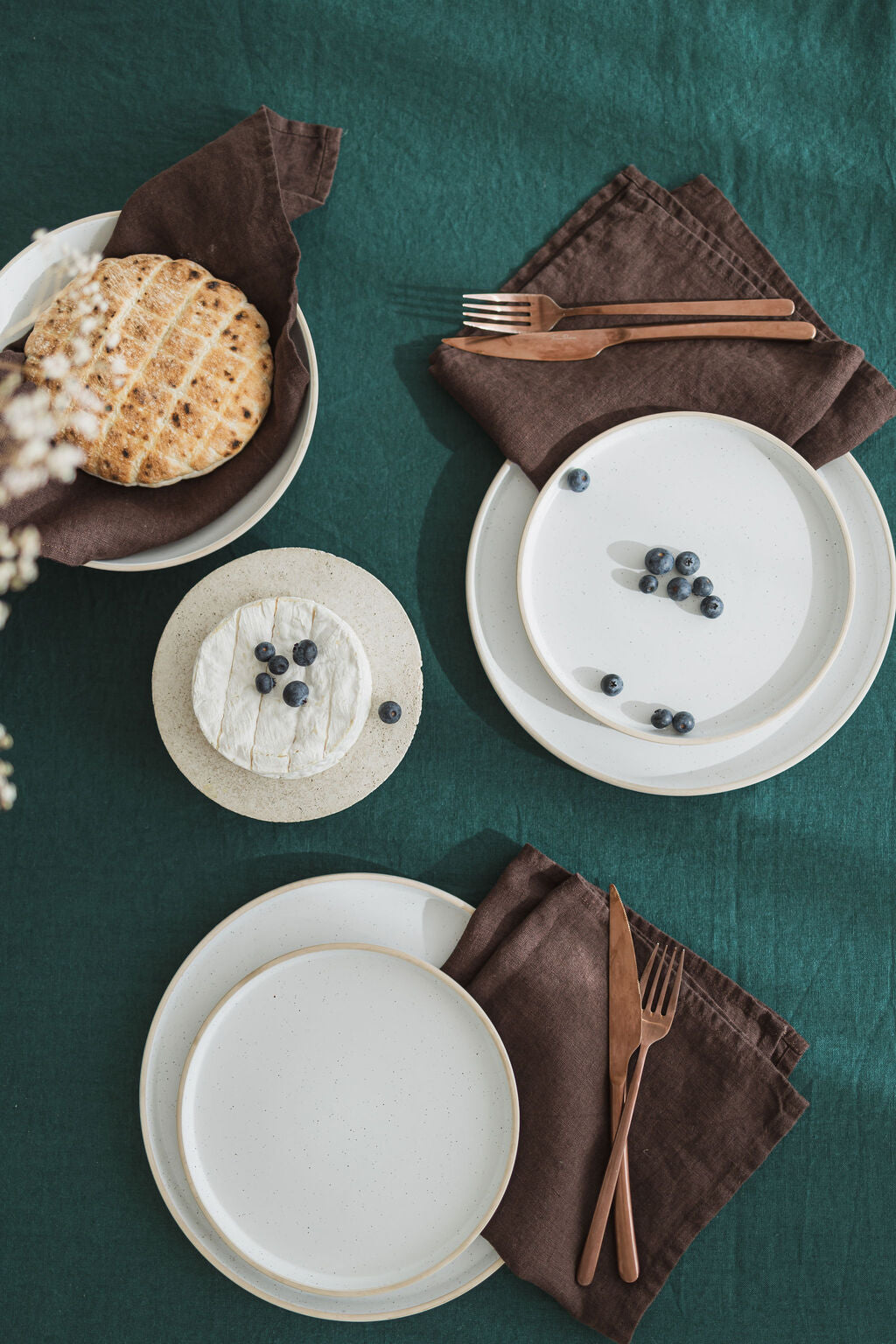 Linen Stylish Table Napkins Set of 2 - perfect gift Old Linen Mill