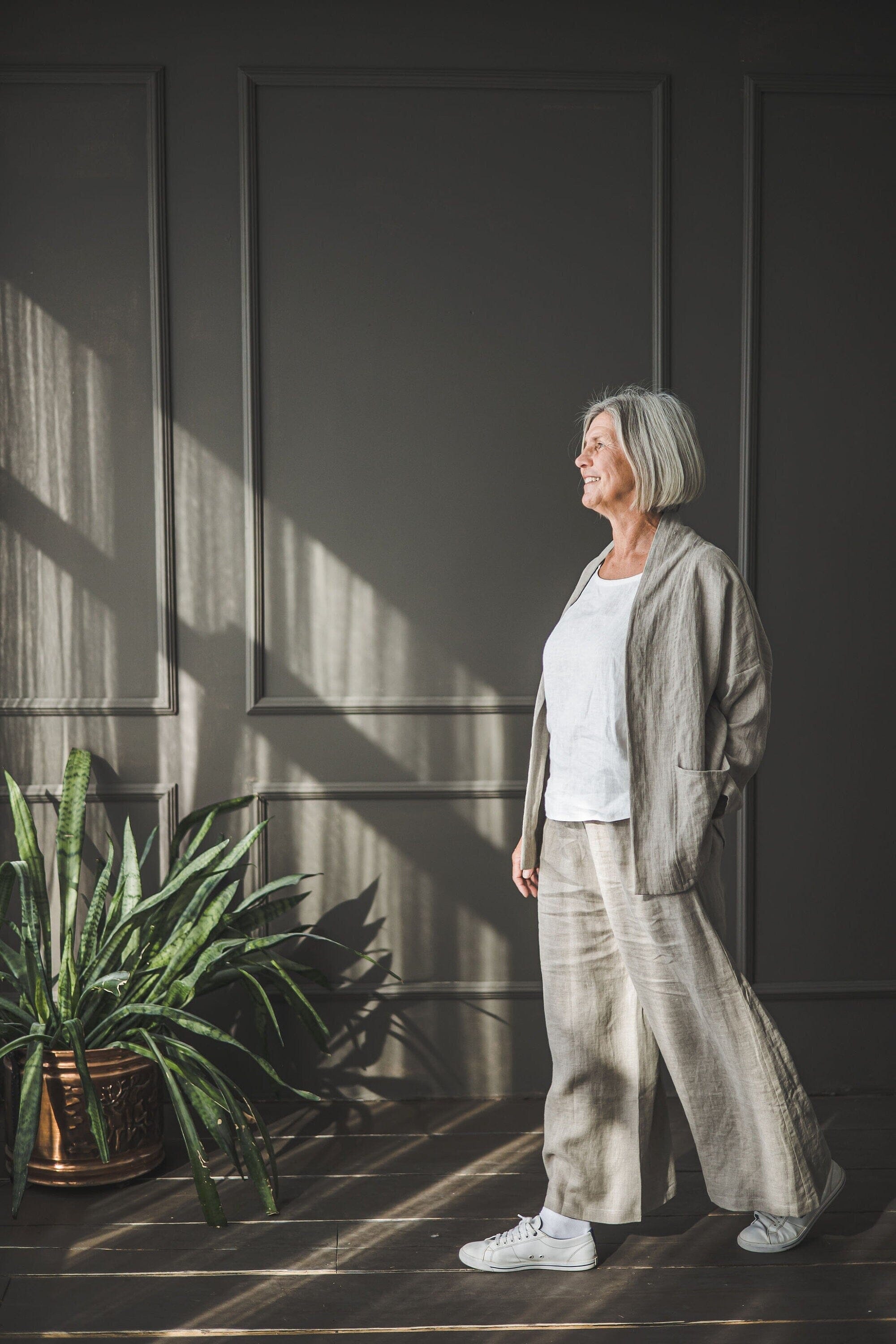 Linen Summer Pants Old Linen Mill