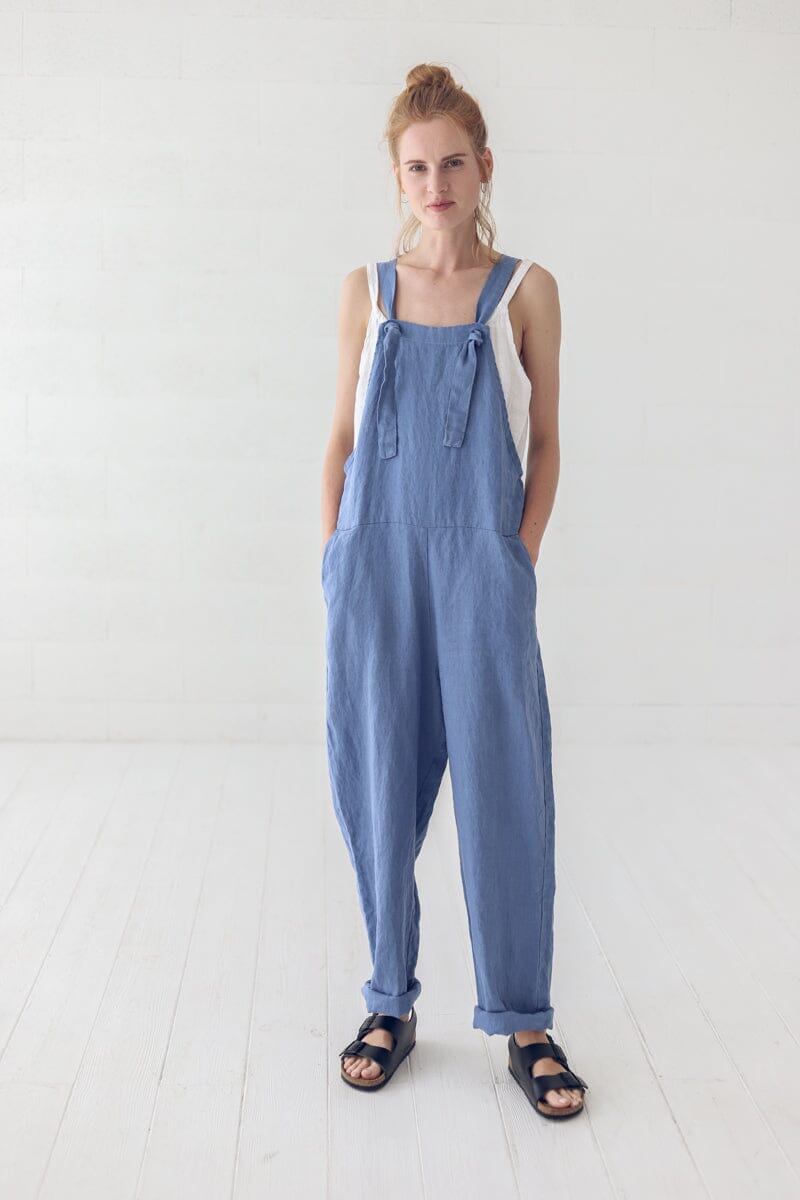 Loose Linen Jumpsuit Old Linen Mill