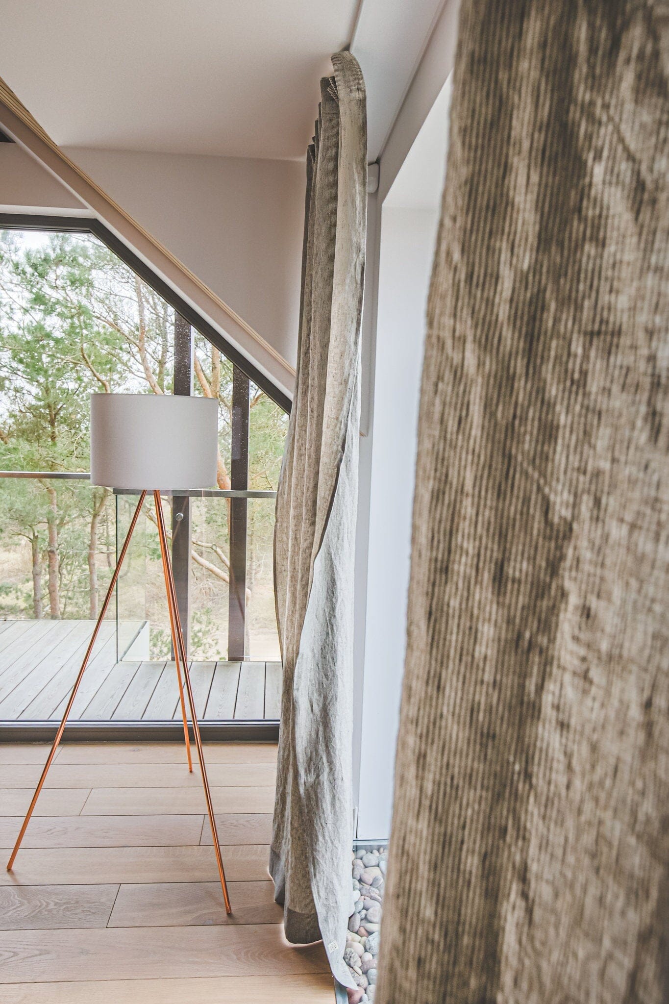 Natural Soft Linen Drapes Curtain Old Linen Mill