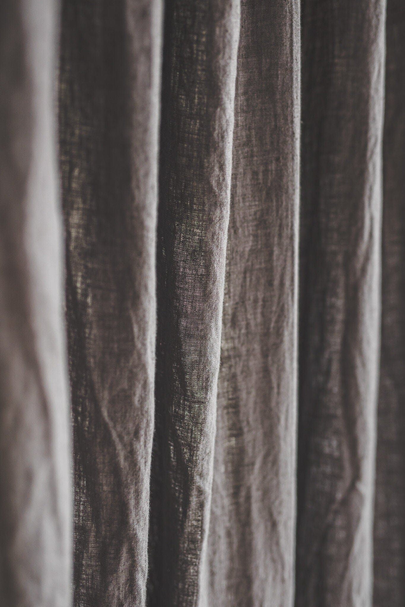 Natural Soft Linen Drapes Linen Curtain Panel Old Linen Mill