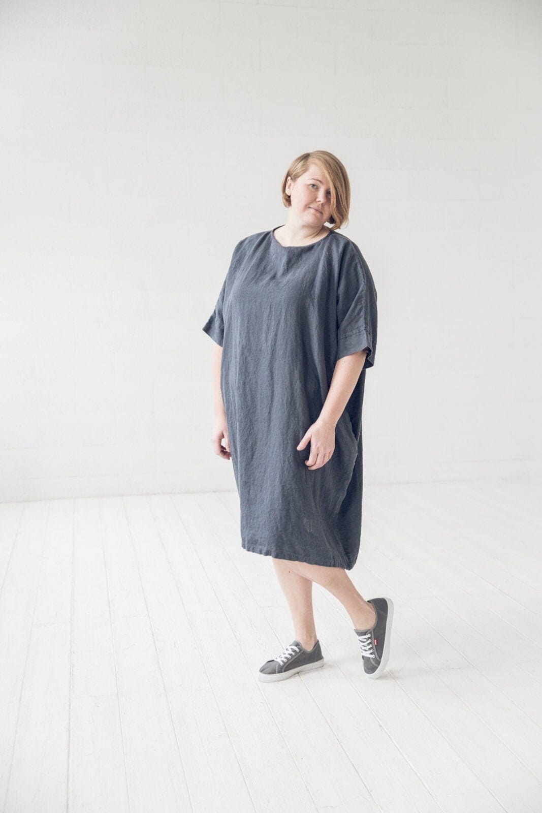 Oversized Loose Fit Linen Summer Dress Old Linen Mill