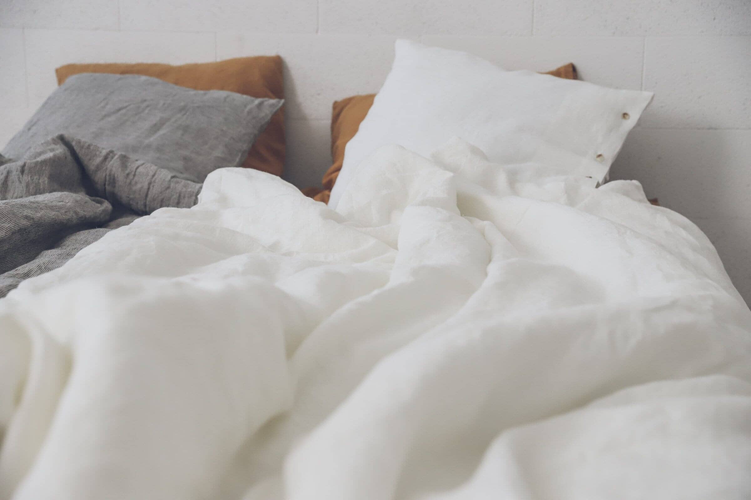 Set of 2 Linen Pillow Covers Old Linen Mill