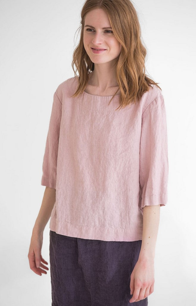 Simple Linen Blouse Old Linen Mill