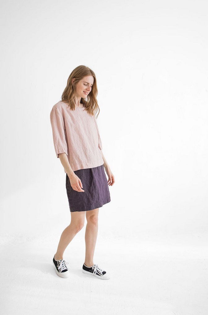 Simple Linen Blouse Old Linen Mill