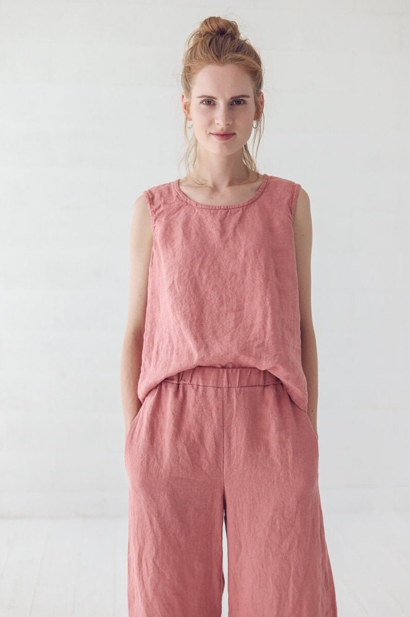Summer Linen Blouse Old Linen Mill