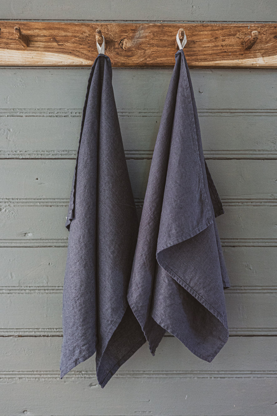 19 Colors Linen Kitchen Tea Towels set of 2 TT50x70 Old Linen Mill