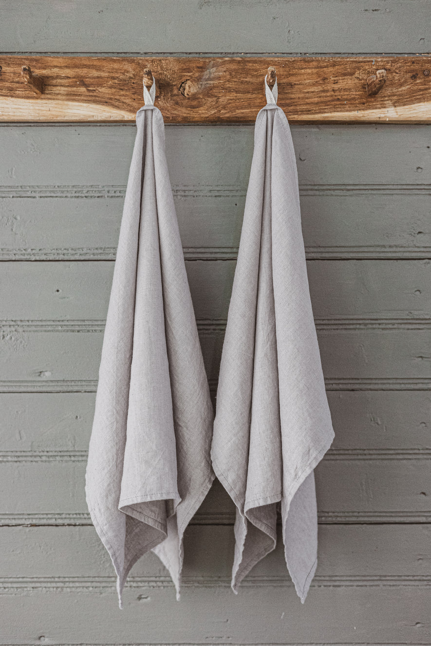 19 Colors Linen Kitchen Tea Towels set of 2 TT50x70 Old Linen Mill