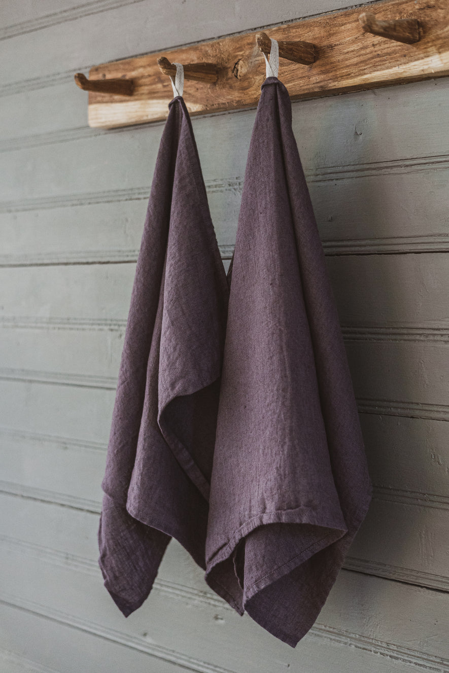19 Colors Linen Kitchen Tea Towels set of 2 TT50x70 Old Linen Mill