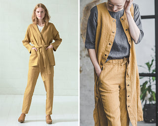 heavy honey linen color - Old Linen Mill