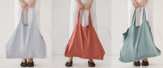 Roomy Linen Beach bags in 28 different colors