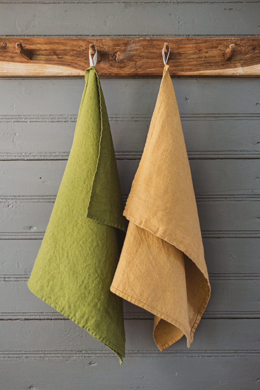 Bright colors Linen Kitchen Tea Towels set of 2 TT50x70 Old Linen Mill