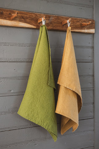 Bright colors Linen Kitchen Tea Towels set of 2 TT50x70 Old Linen Mill