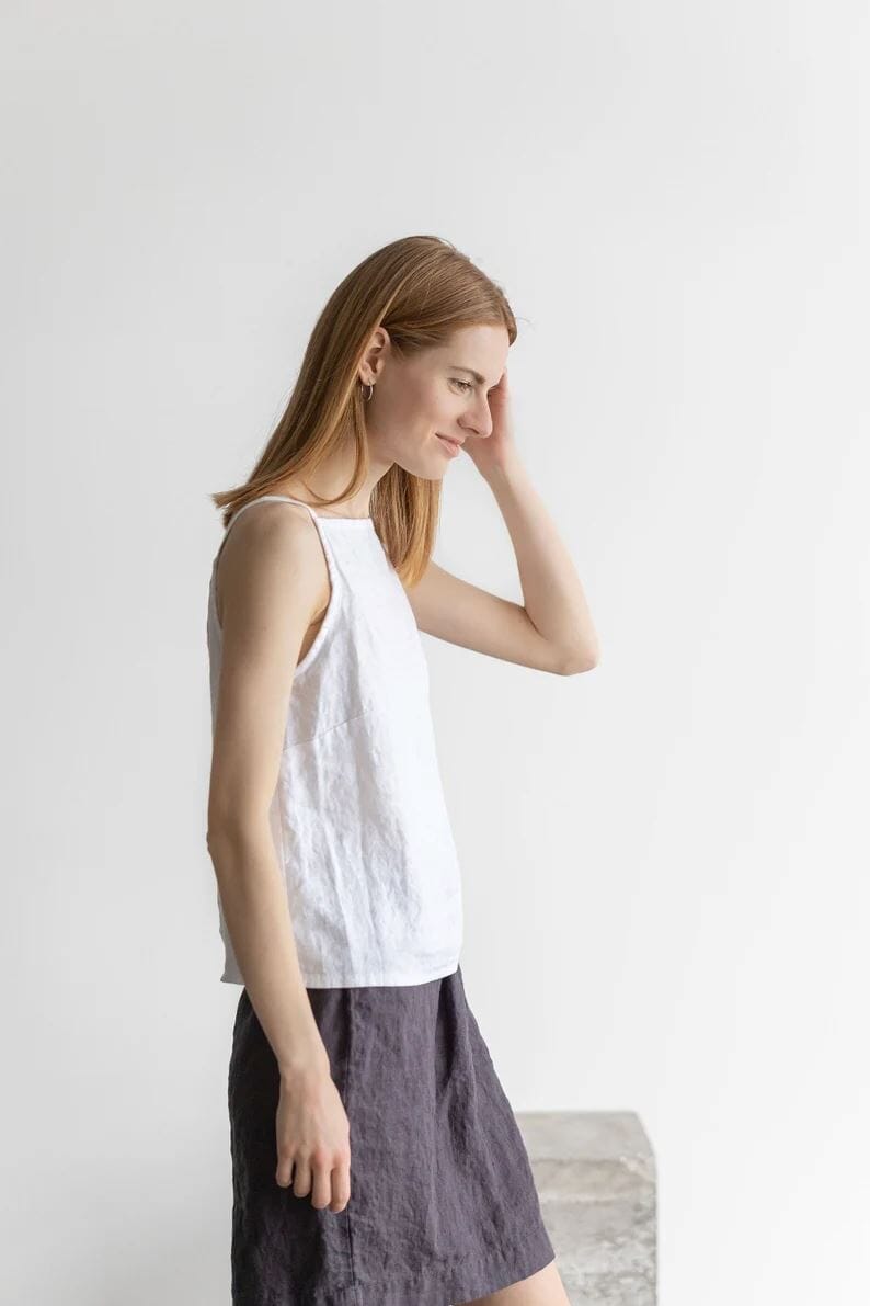 Camisole Linen Summer Top Old Linen Mill 