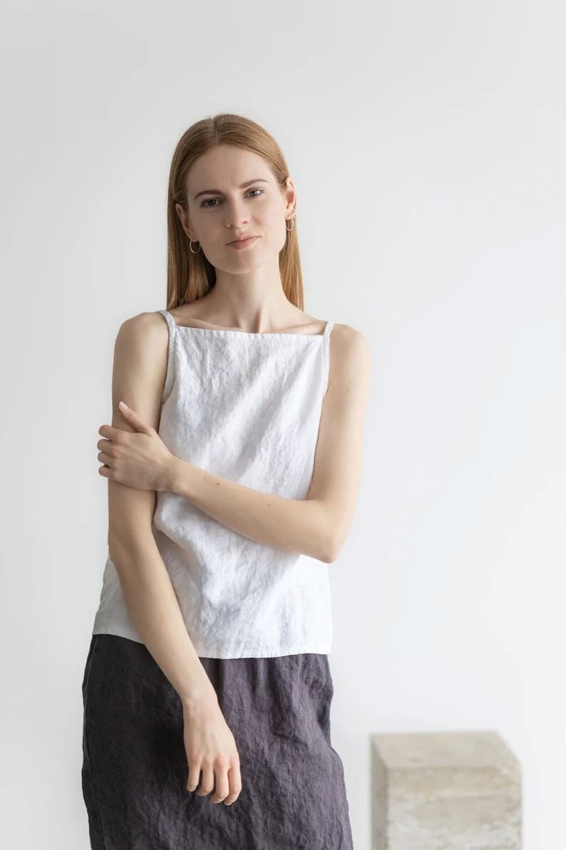 Camisole Linen Summer Top Old Linen Mill 