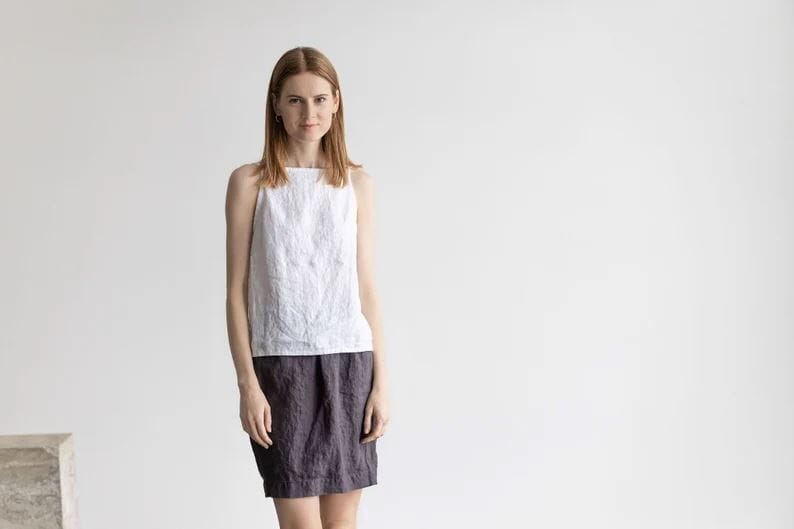 Camisole Linen Summer Top Old Linen Mill 