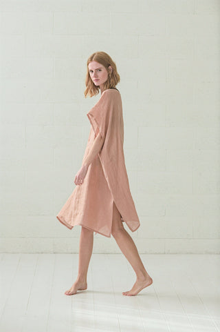 Casual Linen Beach Dress for Women Old Linen Mill 