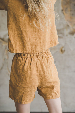 Casual Linen Summer Shorts Old Linen Mill 