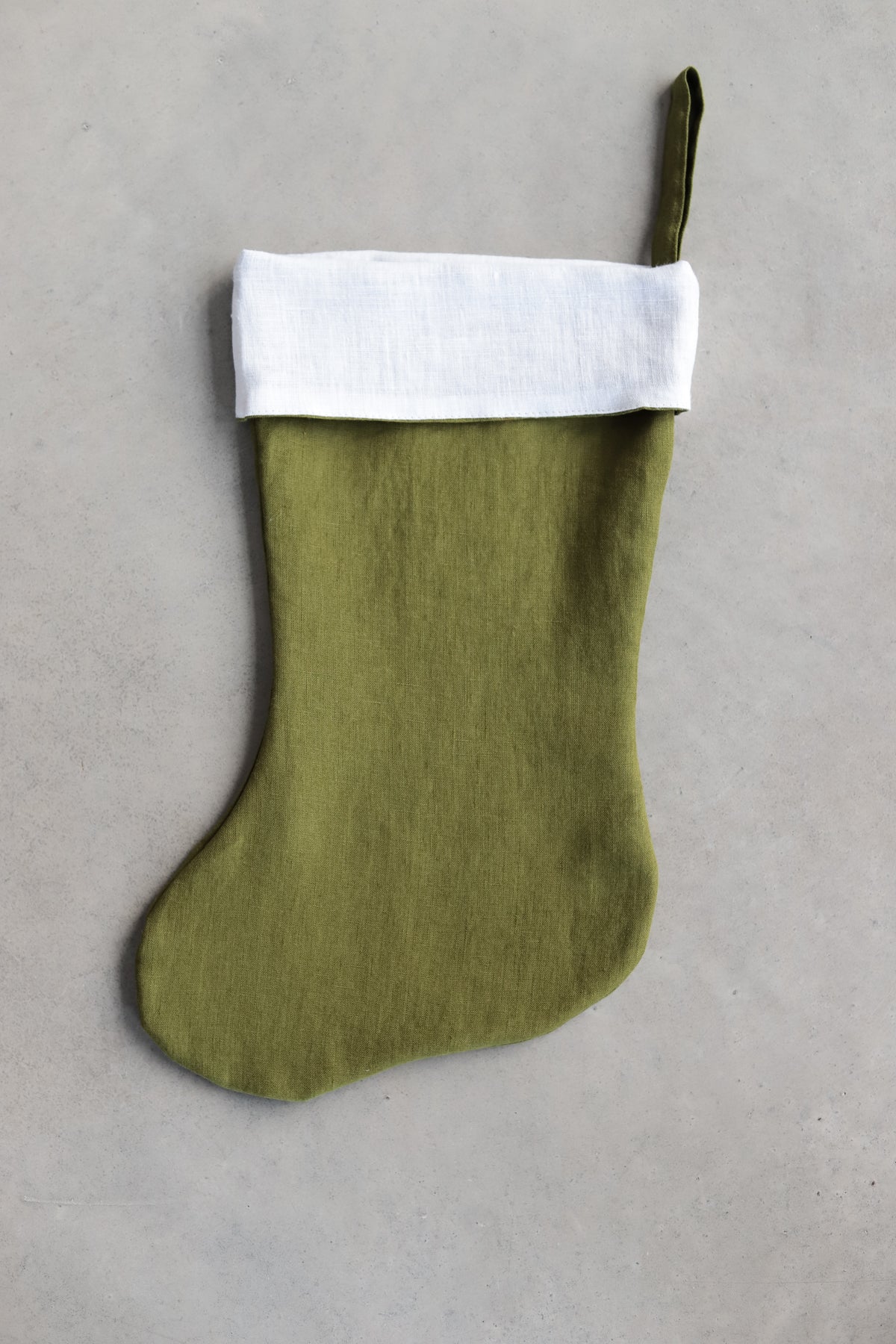 Christmas Linen Stocking - Limited Edition with Free Personalization oldlinenmill.com
