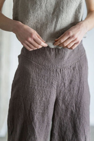 Copy of Wide-Leg Summer Linen Pants P09 Old Linen Mill
