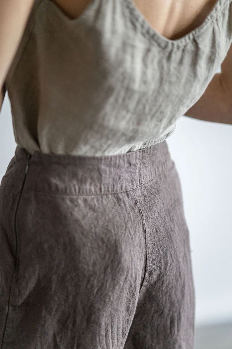 Copy of Wide-Leg Summer Linen Pants P09 Old Linen Mill