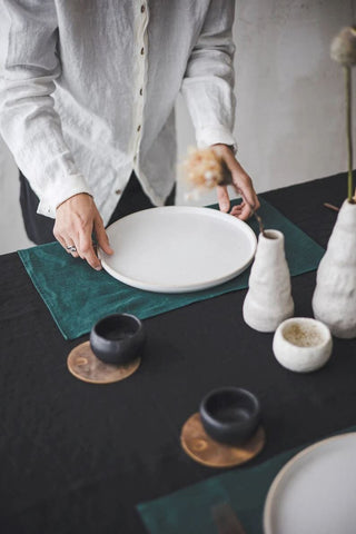 Custom Handmade Linen Table Gift Decor Old Linen Mill 