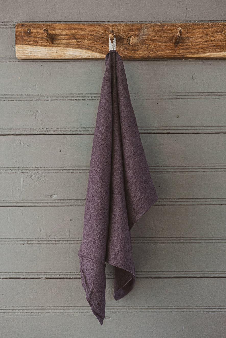 Dark colors Linen Kitchen Tea Towels set of 2 TT50x70 Old Linen Mill