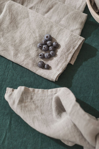 Dark Forest Linen Tablecloth – Various Sizes Old Linen Mill