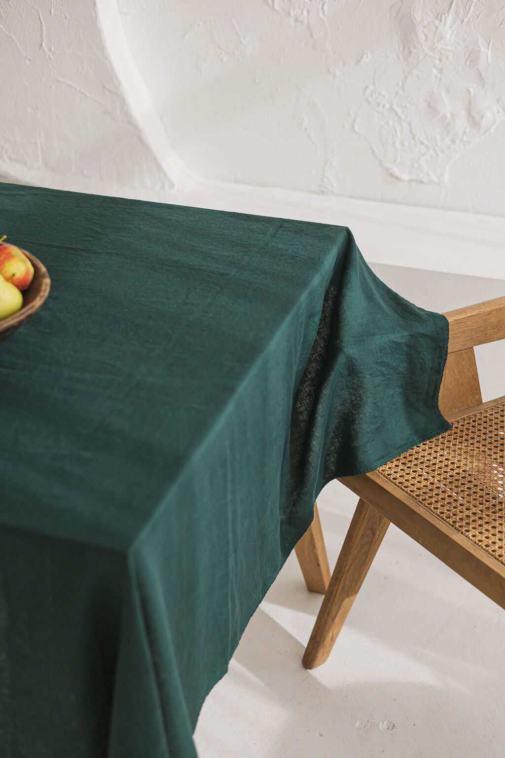 Dark Forest Linen Tablecloth – Various Sizes Old Linen Mill