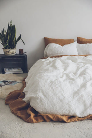 Duvet Cover Natural Washed Linen Bedding Old Linen Mill 