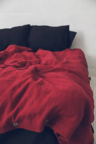 Duvet Cover Soft Washed Linen Bedding Gift Idea Old Linen Mill 