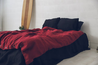 Duvet Cover Soft Washed Linen Bedding Gift Idea Old Linen Mill Ivory US/CA Single 55 in x 79 in 