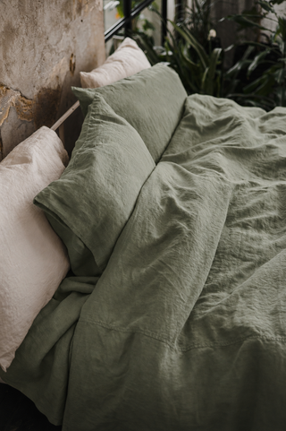 Earth Tone Linen Bedding Set — Warm & Earthy Colors Bedding set Old Linen Mill