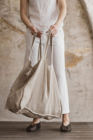 Flax Linen Tote Bag Tote bag Flax Linen Old Linen Mill