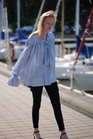 Glamorous Linen Blouse Charlotte T51 Old Linen Mill