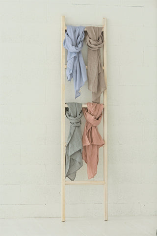 Handcrafted Long Linen Scarves Old Linen Mill 