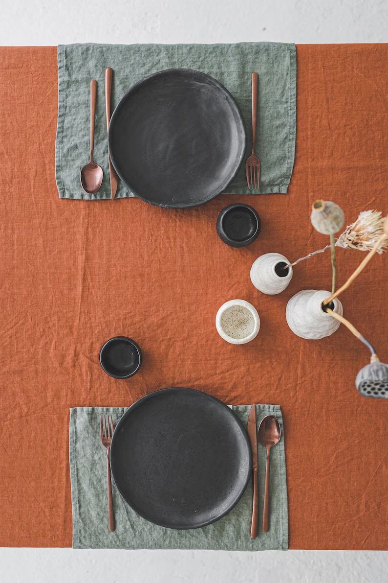 Handmade Table Linen Gift Decor Old Linen Mill 