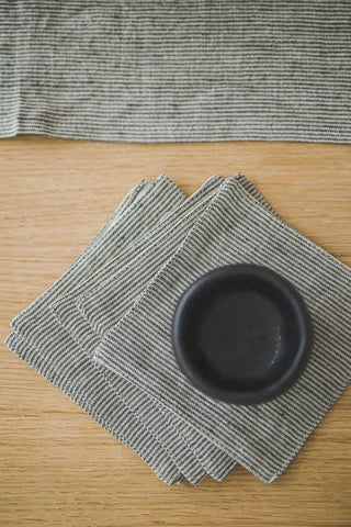 Handmade Table Linen Mug Coasters Old Linen Mill 
