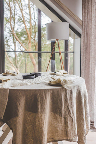 Handmade Table Linen Runner Decor Old Linen Mill 