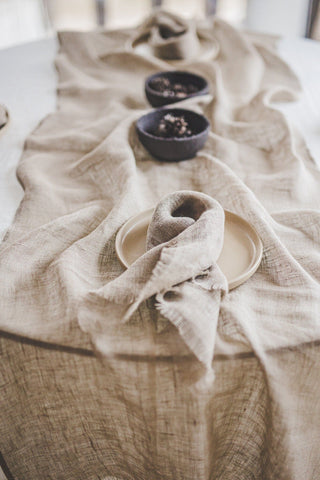 Handmade Table Linen Runner Decor Old Linen Mill 