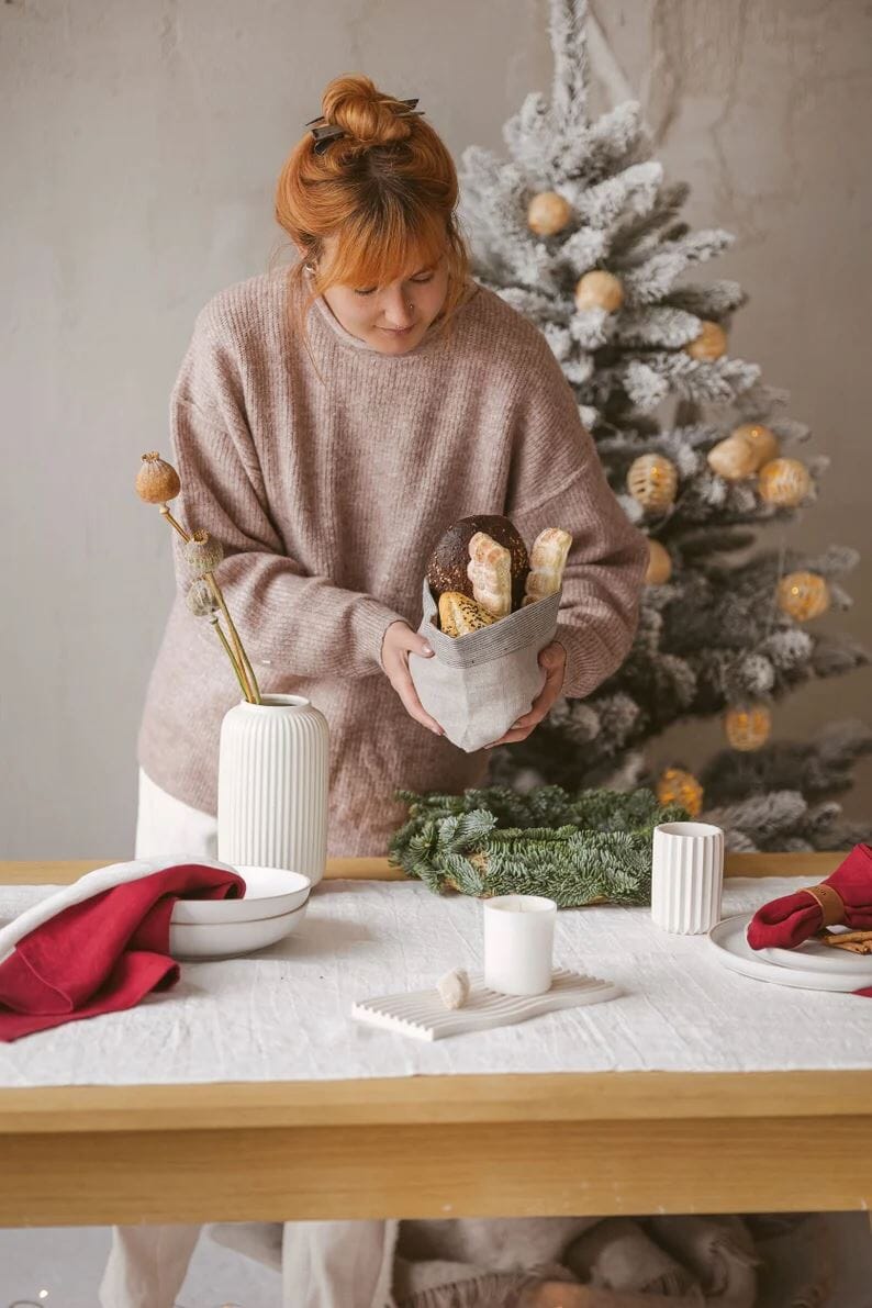 Home Kitchen Linen Storage Bag Old Linen Mill 