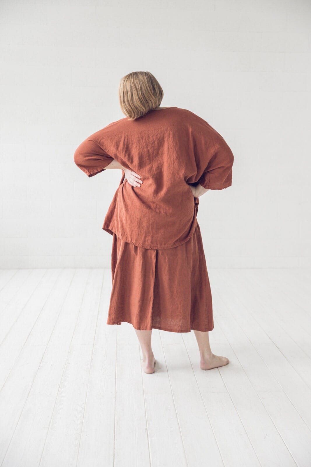 Kimono Linen Sleeves Jacket Old Linen Mill 
