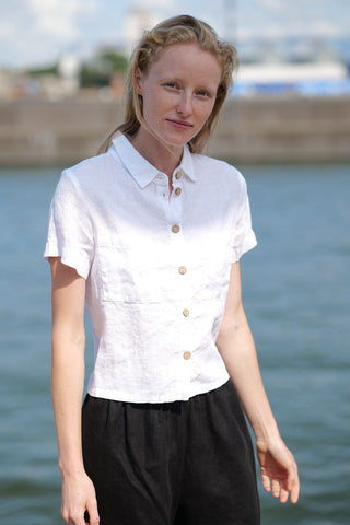 Light Linen Summer Shirt from 100% natural fabric