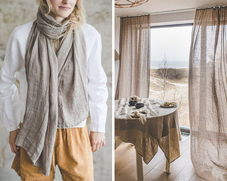 light brown linen color - Old Linen Mill