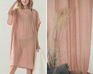 light peach linen color - Old Linen Mill
