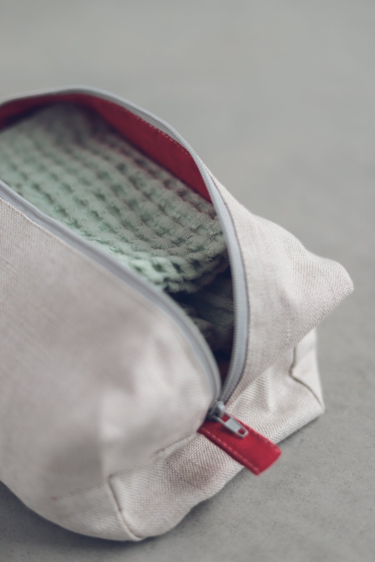 Linen Bath Cosmetics Bag Old Linen Mill